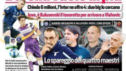 Prima Pagina, Corriere dello Sport: “Allarme Olimpico. Barella vuole di più”
