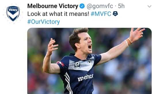 Ecco cosa significa vincere un derby! Urlo di gioia Melbourne Victory 