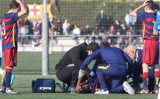 Derby catalano giovanile: il grave infortunio di Ansu Fati nel 2015 Ansu Fati titolare in prima linea: così Xavi prepara il derby del Camp Nou- immagine 2