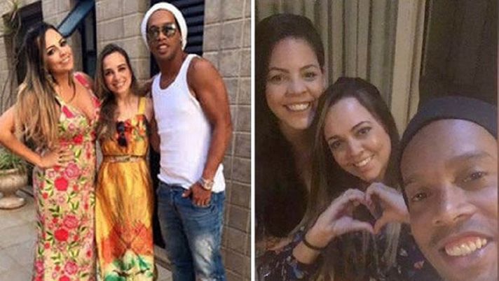 Il doblete di Ronaldinho: l’ex campione del Barcellona sposerà due donne Il doblete di Ronaldinho: l’ex campione del Barcellona sposerà due donne