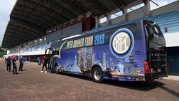 VIDEO / Inter, in tourneé con il pullman personalizzato. In stile elezioni Usa