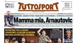 PRIMA PAGINA TUTTOSPORT OGGI: “Riscatto, quarti, Mondiale: Napoli su 3 fronti”