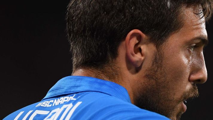 NAPLES, ITALY - MAY 05:  Simone Verdi of Napoli during the Serie A match between SSC Napoli and Cagliari at Stadio San Paolo on May 5, 2019 in Naples, Italy.  (Photo by SSC NAPOLI/SSC NAPOLI via Getty Images) 
