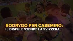 Assist di Rodrygo e gol di Casemiro: Brasile batte Svizzera 1-0 | VIDEO
