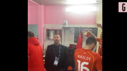 VIDEO Macedonia, Trajkovski castiga l’Italia: la festa negli spogliatoi del “Barbera”