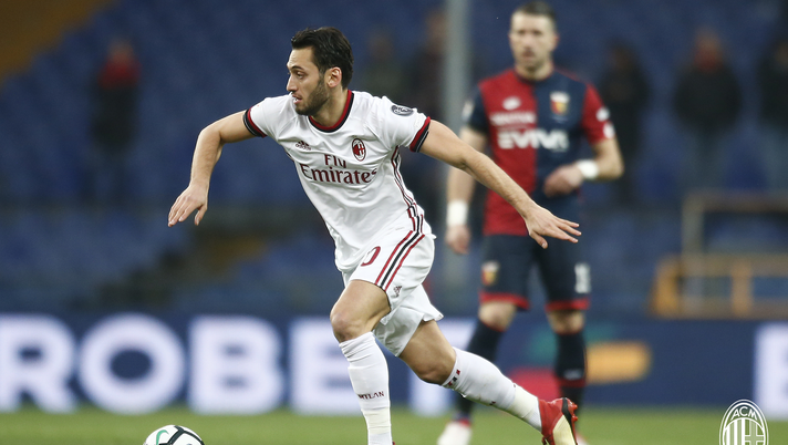Hakan Calhanoglu, Genoa-Milan, @acmilan