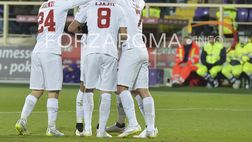 Fiorentina-Roma 1-1: I giallorossi soffrono al Franchi. Juve a +7 – FOTO