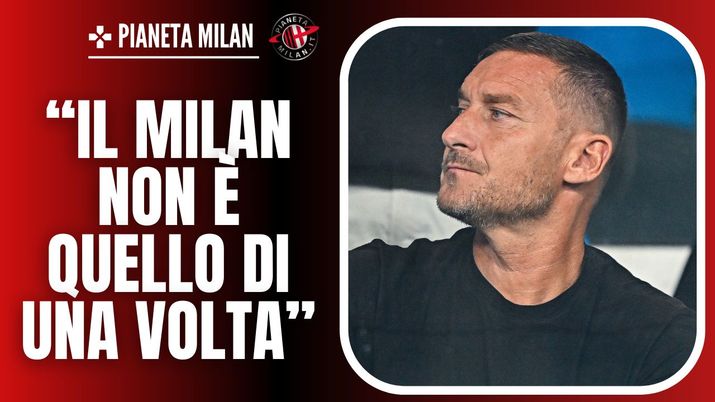 Francesco Totti (ex calciatore della Roma). Le sue dichiarazioni in vista dei match contro il Milan in Europa League (getty images)