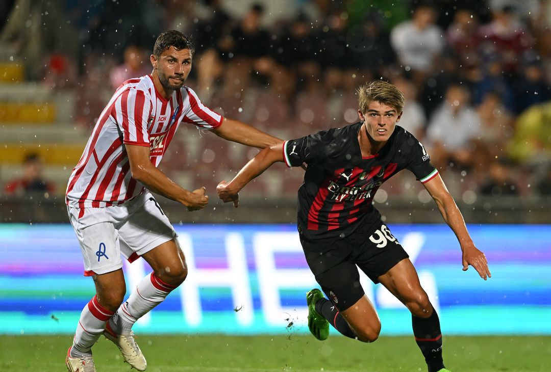 Charles De Ketelaere AC Milan amichevole Vicenza-Milan 1-6