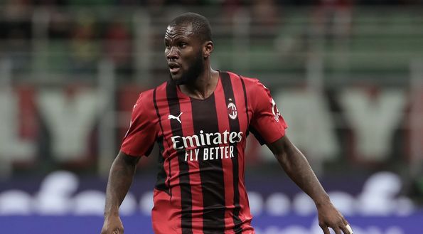 Franck Kessié (centrocampista AC Milan) qui durante Milan-Udinese 1-1 (Serie A 2021-2022) | News (Getty Images) Franck Kessié AC Milan