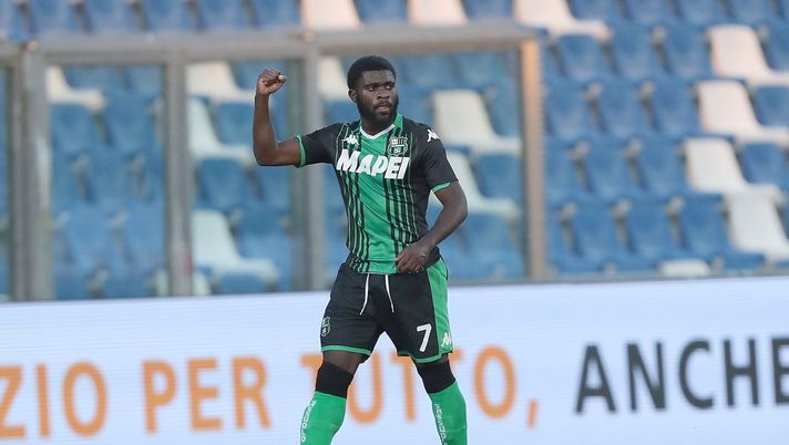 Jérémie Boga, esterno offensivo del Sassuolo (credits: GETTY Images) 