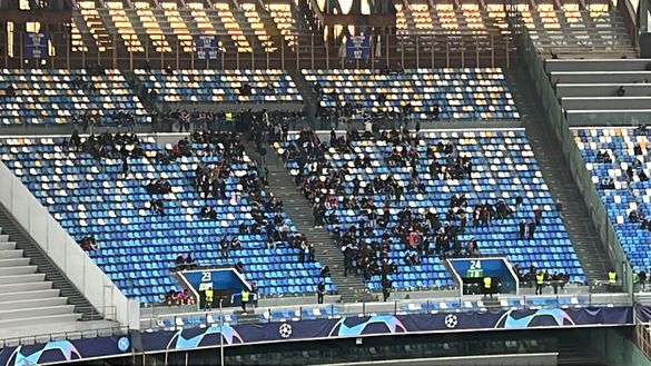 FOTO Napoli-Milan, ancora pochi i tifosi nel settore ospiti: ecco perché- immagine 2