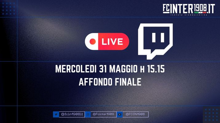 Inter, ecco il finale di stagione. Istanbul alle porte e si infiamma il calciomercato: alle 15.15 su Twitch - immagine 1