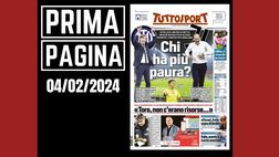 Prima pagina Tuttosport: il Milan c’è e tifa per il pari
