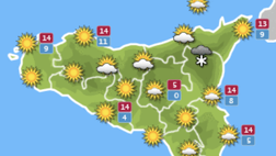 Meteo, Palermo: , le previsioni di sabato 18 dicembre