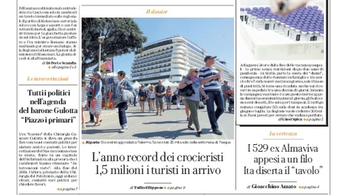 Prima Pagina, La Repubblica-Palermo: “Regione senza bilancio, Musumeci non si dimette” Prima Pagina, La Repubblica-Palermo: “Regione senza bilancio, Musumeci non si dimette” - immagine 1