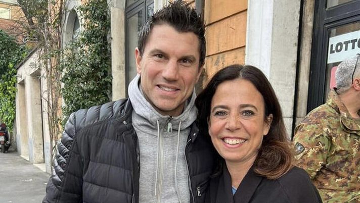 Rosella Sensi incontra Cufré per le vie di Roma: “Un campione in campo e fuori” - immagine 1