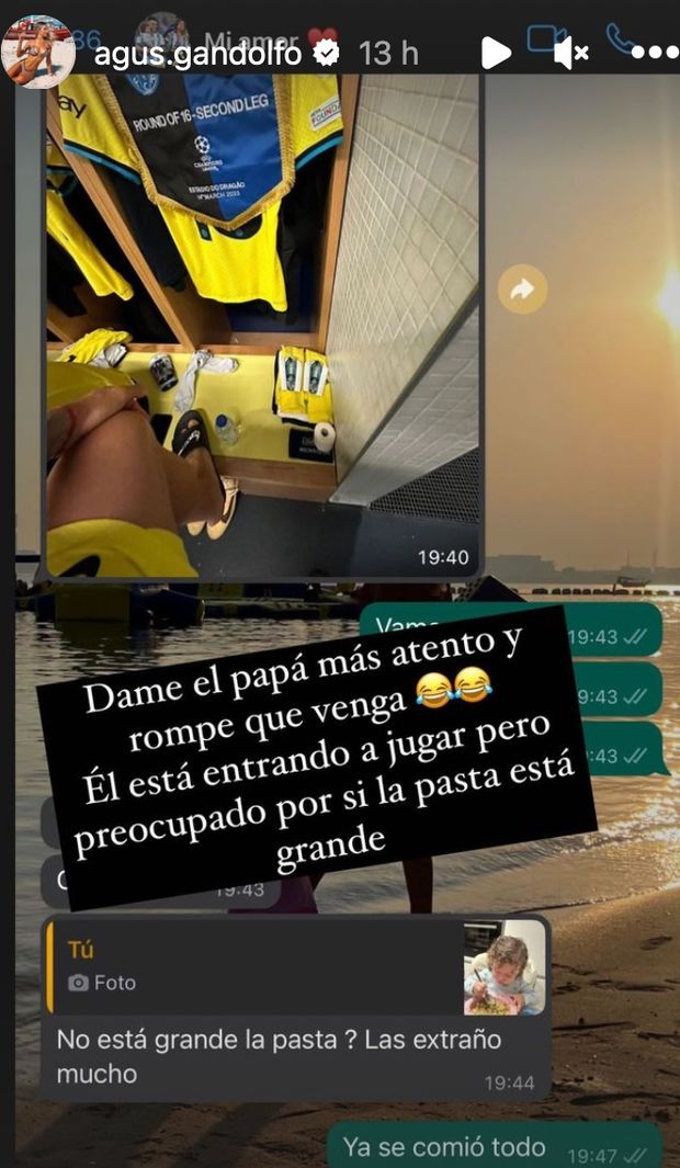 Agustina pubblica la chat con Lautaro prima di Porto-Inter: Toro preoccupato per…- immagine 3