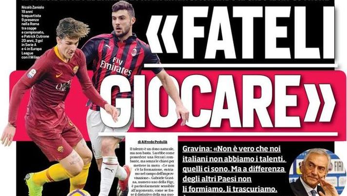 Prima Pagina, Corriere dello Sport: “Ecco gli inglesi ‘Grande Palermo’. Fateli giocare. Il blitz di Maurito…” Prima Pagina, Corriere dello Sport: “Ecco gli inglesi ‘Grande Palermo’. Fateli giocare. Il blitz di Maurito…”