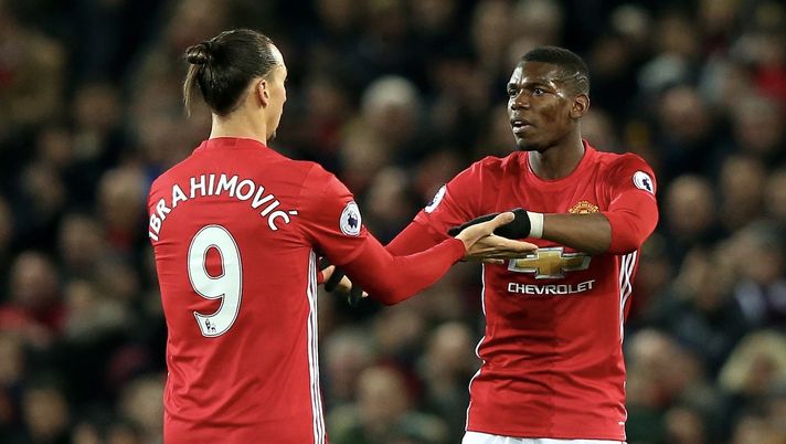 Zlatan Ibrahimovic e Paul Pogba, qui nel 2016 con il Manchester United | AC Milan News (Getty Images) 