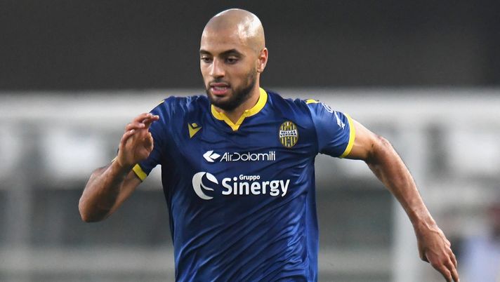 Sofyan Amrabat, centrocampista del Verona (credits: GETTY Images) 