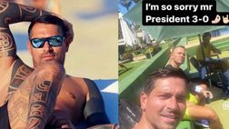 Al-Khelaifi e la sfida a padel con Borriello: “Scusa presidente, 3-0”