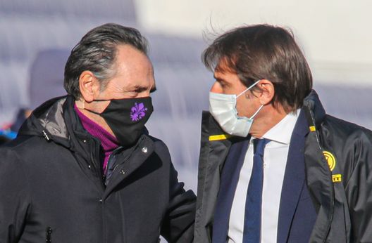 GERMOGLI PH 13 GENNAIO 2021 FIRENZE STADIO ARTEMIO FRANCHI COPPA ITALIA OTTAVI DI FINALE FIORENTINA VS INTER NELLA FOTO PRANDELLI E CONTE GERMOGLI PH 13 GENNAIO 2021 FIRENZE STADIO ARTEMIO FRANCHI COPPA ITALIA OTTAVI DI FINALE FIORENTINA VS INTER NELLA FOTO PRANDELLI E CONTE