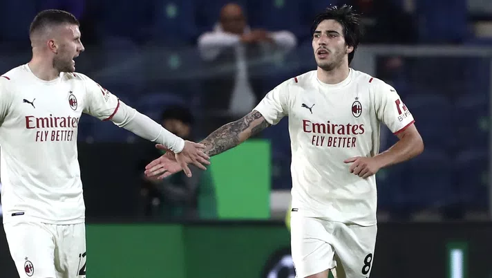 Rebic Tonali AC Milan Atalanta-Milan Serie A 2021-2022