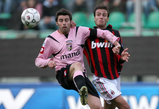 Andrea Barzagli ai tempi del Palermo Palermo