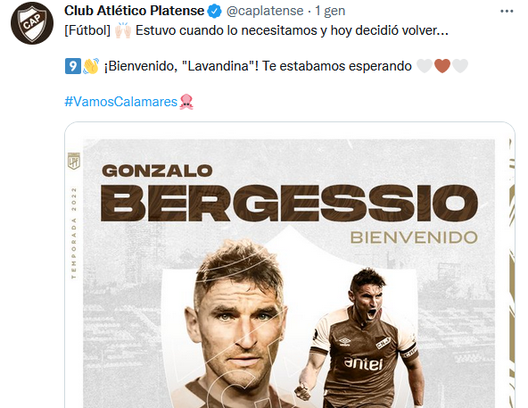 L’ex Catania Bergessio torna a casa: a 37 anni ha firmato con l’Atletico Platense- immagine 2