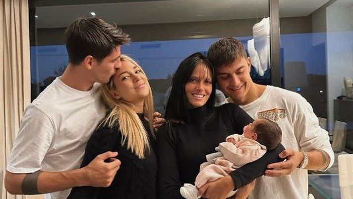 Dybala e Oriana volano a Madrid per conoscere la figlia di Morata Dybala e Oriana volano a Madrid per conoscere la figlia di Morata - immagine 1