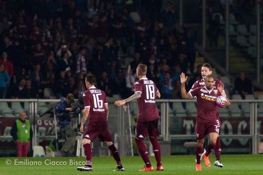  Bruno Peres dopo la rete al Napoli 