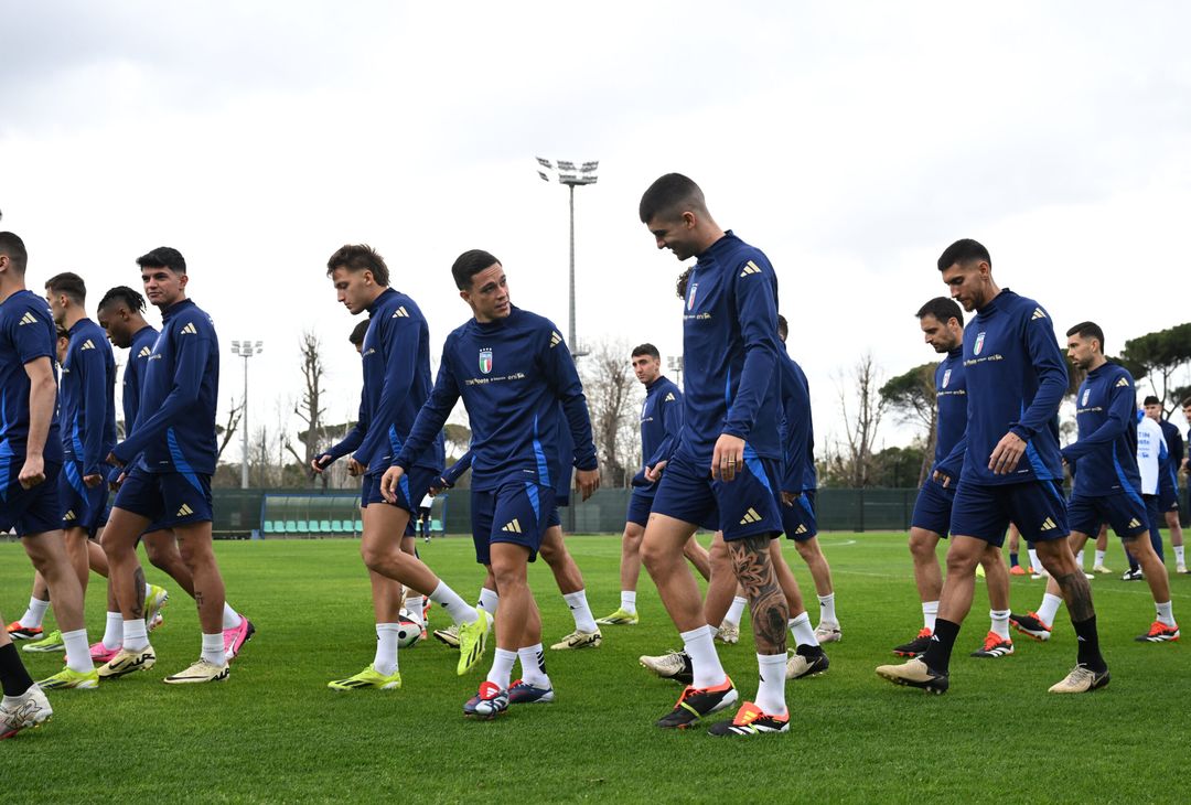 Italia, Pellegrini e Mancini si allenano con la Nazionale di Spalletti – FOTOGALLERY - immagine 10