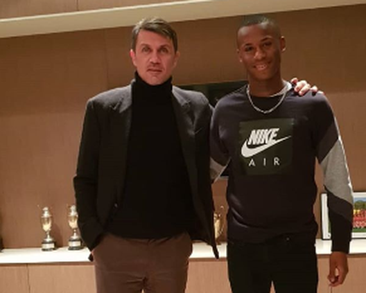 Paolo Maldini e Tiago Djalò, Milan, Instagram Tiago Djalò Paolo Maldini e Tiago Djalò, Milan, Instagram Tiago Djalò