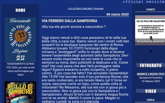 Ultras contro Ferrero... 