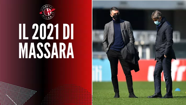 Paolo Maldini e Frederic Massara AC Milan