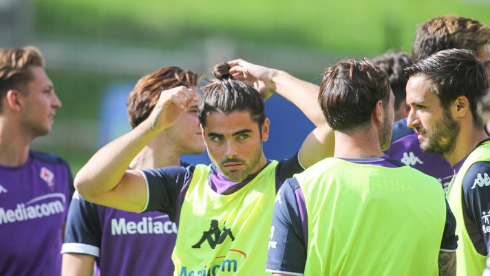GERMOGLI PH: 19 LUGLIO 2021 MOENA TR RITIRO ESTIVO DELLA FIORENTINA CALCIO ALLENAMENTO  POMERIDIANO NELLA FOTO RICCARDO SOTTIL 