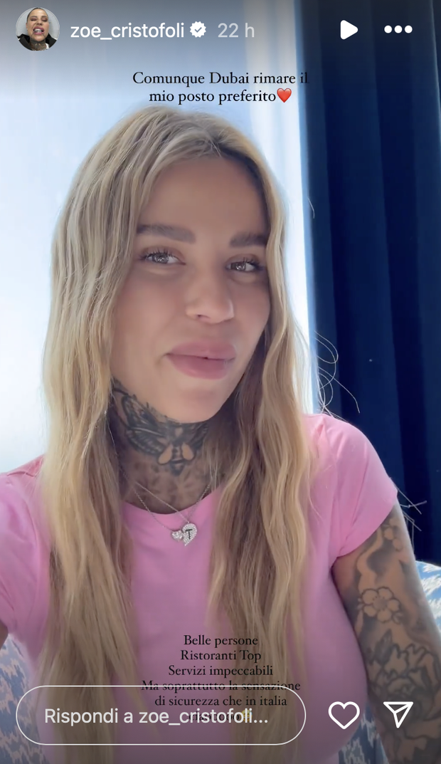 Zoe Cristofoli: “Dubai il mio posto preferito: una sensazione di sicurezza che in Italia…”- immagine 2