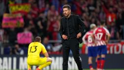 Atletico Madrid fuori dalla Champions, Simeone: “Momento più duro come allenatore”