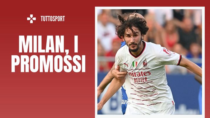 Yacine Adli AC Milan amichevole ZTE-Milan 3-2