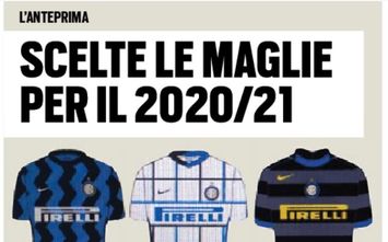 Inter, le maglie 2020/2021: novità clamorose anche sulla seconda. E torna la  grigia di Ronaldo – FOTO - FC Inter 1908