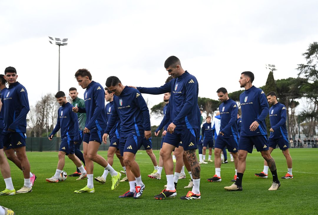 Italia, Pellegrini e Mancini si allenano con la Nazionale di Spalletti – FOTOGALLERY - immagine 11