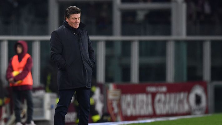 TURIN, ITALY - DECEMBER 21:  Torino FC head coach Walter Mazzari looks dejected during the Serie A match between Torino FC and SPAL at Stadio Olimpico di Torino on December 21, 2019 in Turin, Italy.  (Photo by Valerio Pennicino/Getty Images) 