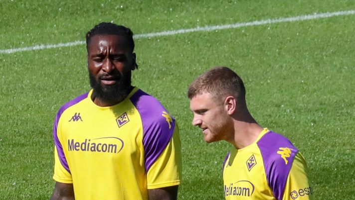 GERMOGLI PH: 23 AGOSTO 2023 BAGNO A RIPOLI VIOLA PARK ALLENAMENTO DELLA FIORENTINA IN VISTA DELLA PARTITA CONTRO IL RAPID VIENNA NELLA FOTO NZOLA BELTRAN Polverosi: “Nzola nullo, Beltran il prototipo di giocatore moderno” - immagine 1