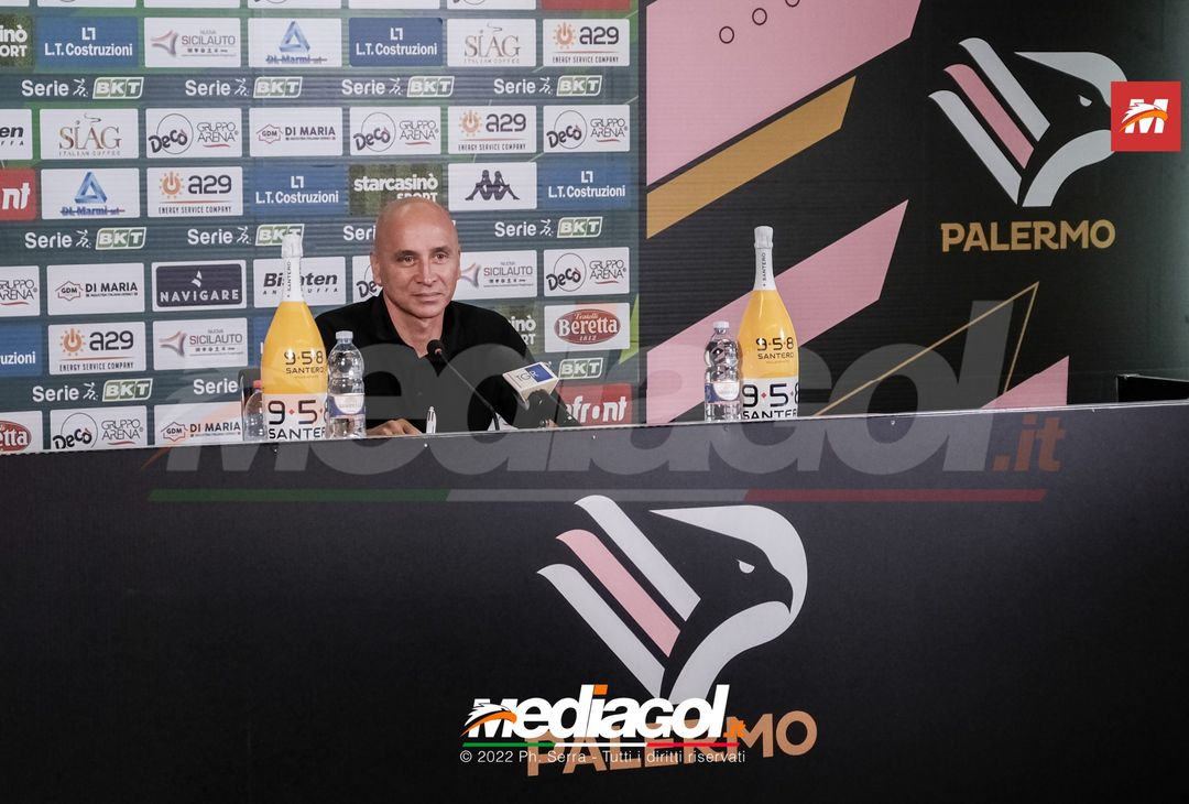 FOTO PALERMO, verso il Frosinone: la conferenza di mister Corini (Gallery) - immagine 3