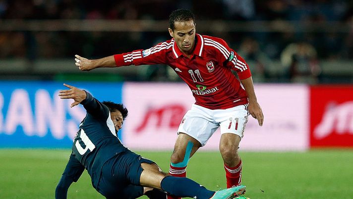YOKOHAMA, JAPAN - DECEMBER 16: Ricardo Osorio (L) of Monterrey challenges Walid Soliman of Al-Ahly SC during the FIFA Club World Cup 3rd Place Match between Al-Ahly SC and CF Monterrey at International Stadium Yokohama on December 16, 2012 in Yokohama, Japan. (Photo by Lintao Zhang/Getty Images) YOKOHAMA, JAPAN - DECEMBER 16: Ricardo Osorio (L) of Monterrey challenges Walid Soliman of Al-Ahly SC during the FIFA Club World Cup 3rd Place Match between Al-Ahly SC and CF Monterrey at International Stadium Yokohama on December 16, 2012 in Yokohama, Japan. (Photo by Lintao Zhang/Getty Images)