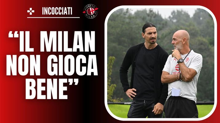 Ibrahimovic Pioli AC Milan allenamento Milan Milanello