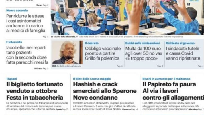 prima pagina
