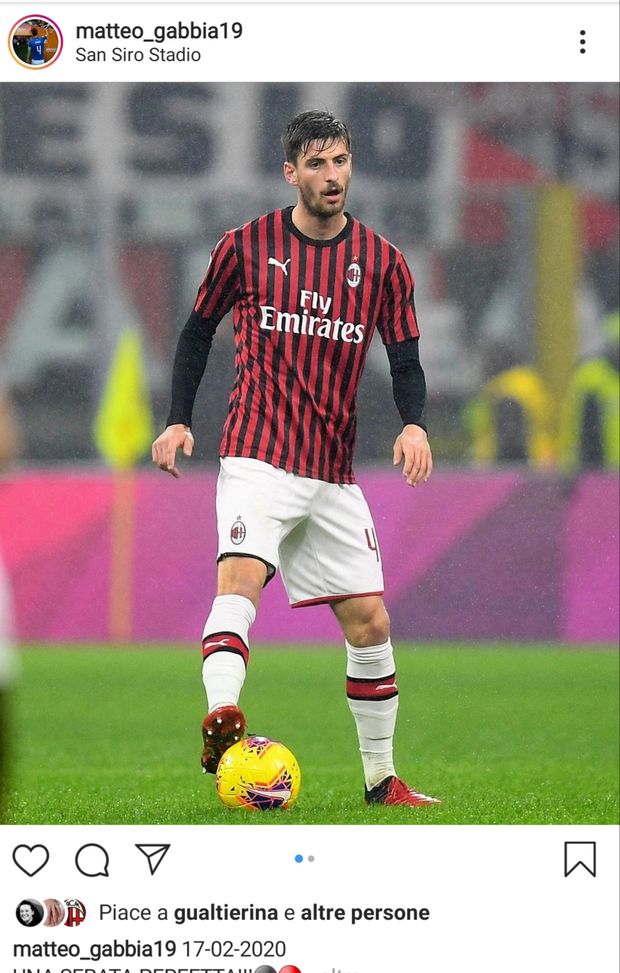 La serata giusta di Matteo Gabbia 