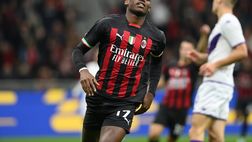 Milan-Fiorentina 1-1 al 45′: subito Leao, poi il Diavolo si spegne
